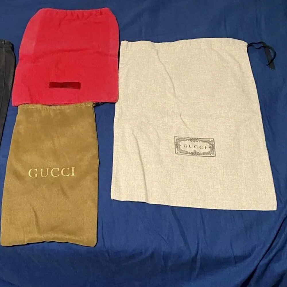Pre-owned Designer Shoe Protector Bags (LOT OF 4)